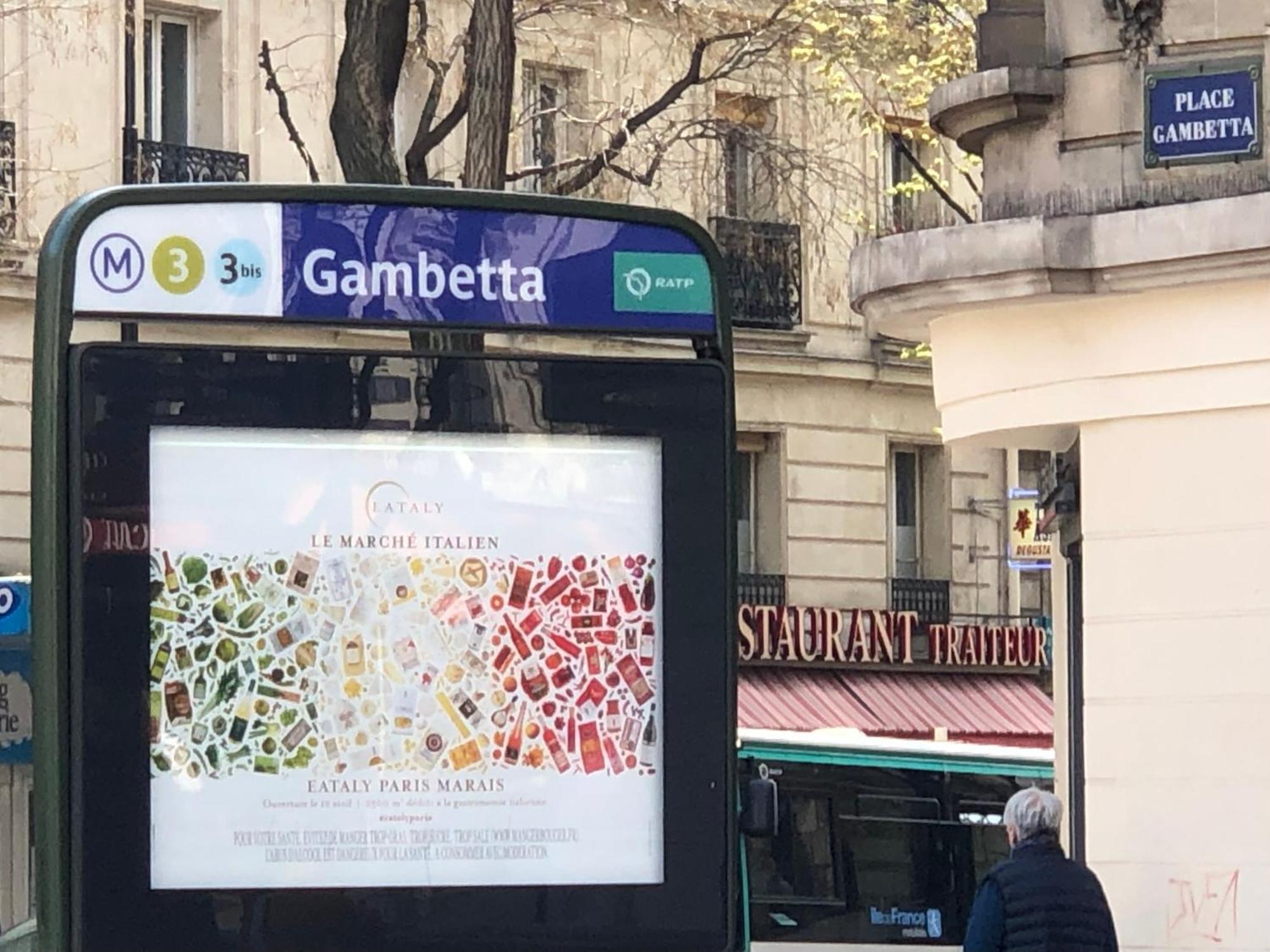 Metro Gambetta Apartman Párizs Kültér fotó